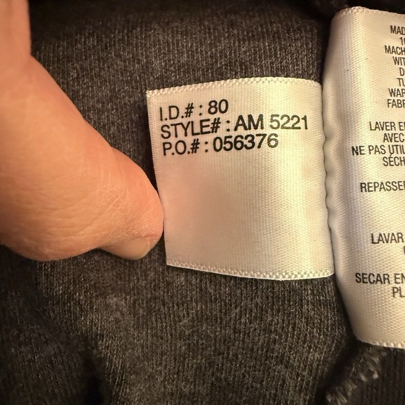 Ashworth Ez-Tech Mens Pullover Gray Black Quarter Zip-RARE Back & Front Logo-XL - Picture 14 of 14